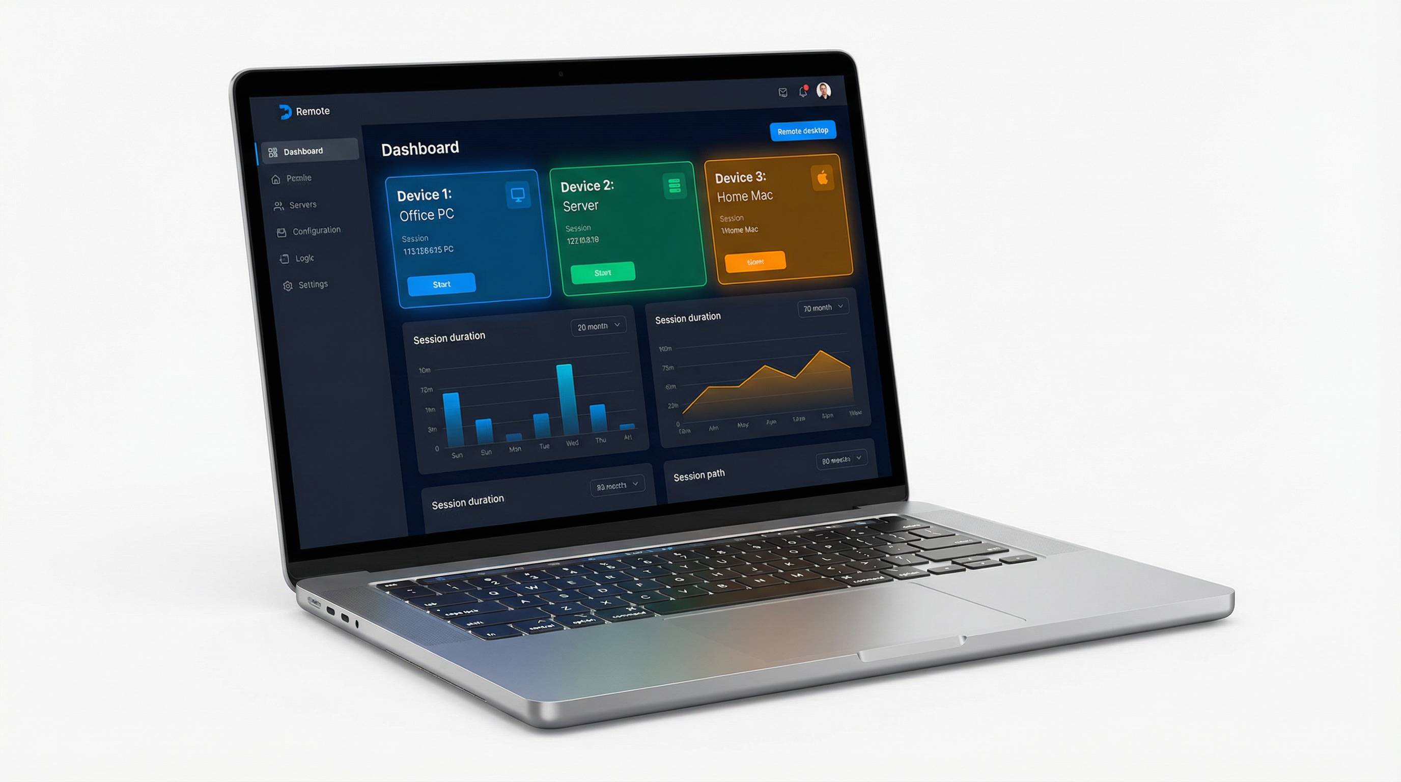 【anydesk官网】品牌 - 远程桌面界面展示
